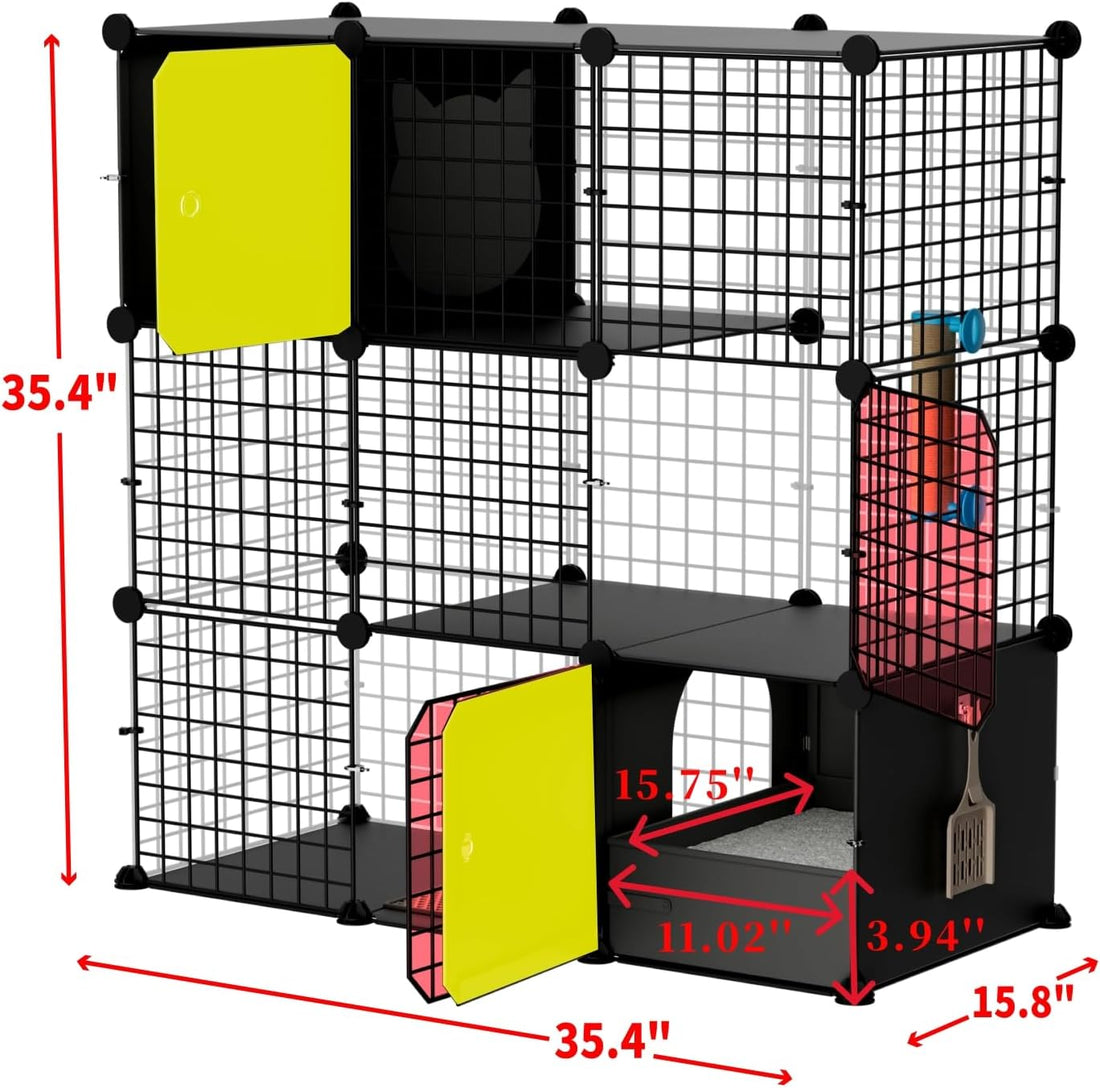 STILLCOVE 3-Tier Cat Cage Indoor
