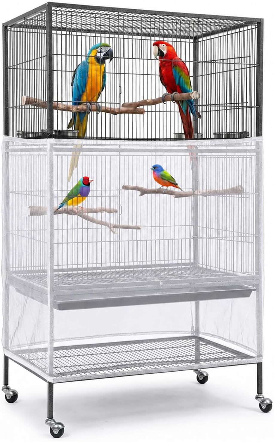 Large Bird Cage Cover Bird Cage Seed Catcher