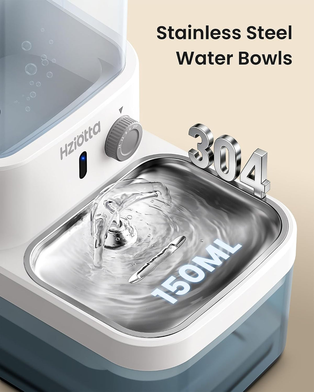 Wastewater Separation Cat Water Fountain – No Filter/Pump, Wireless