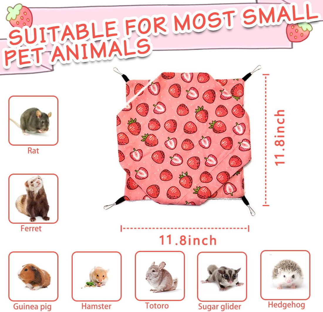 LEFTSTARER Rat Ferret Hammock Toy and Cage Accessories for Guinea Pig