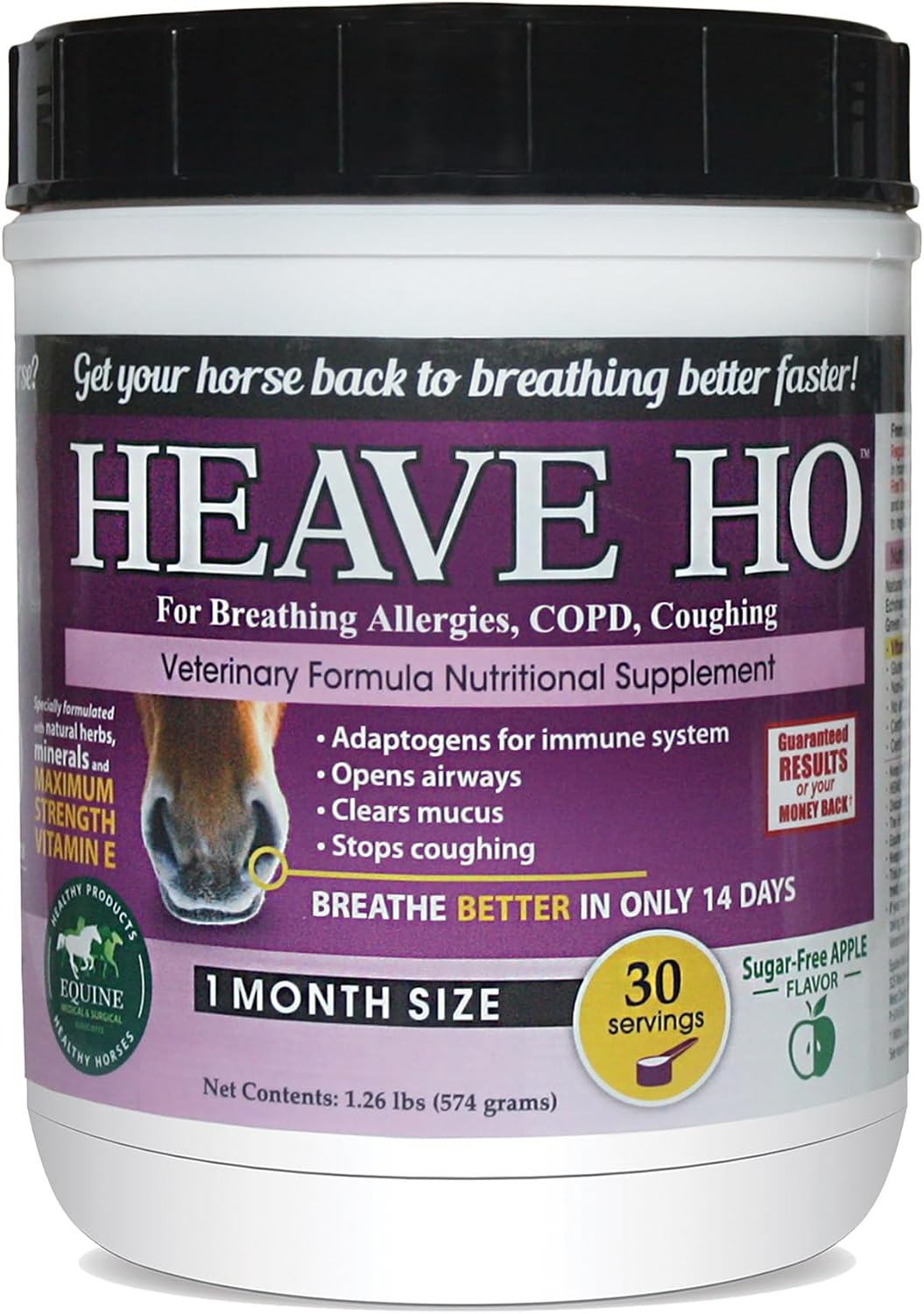 HEAVE HO Equine Respiratory & Immune Support Supplement