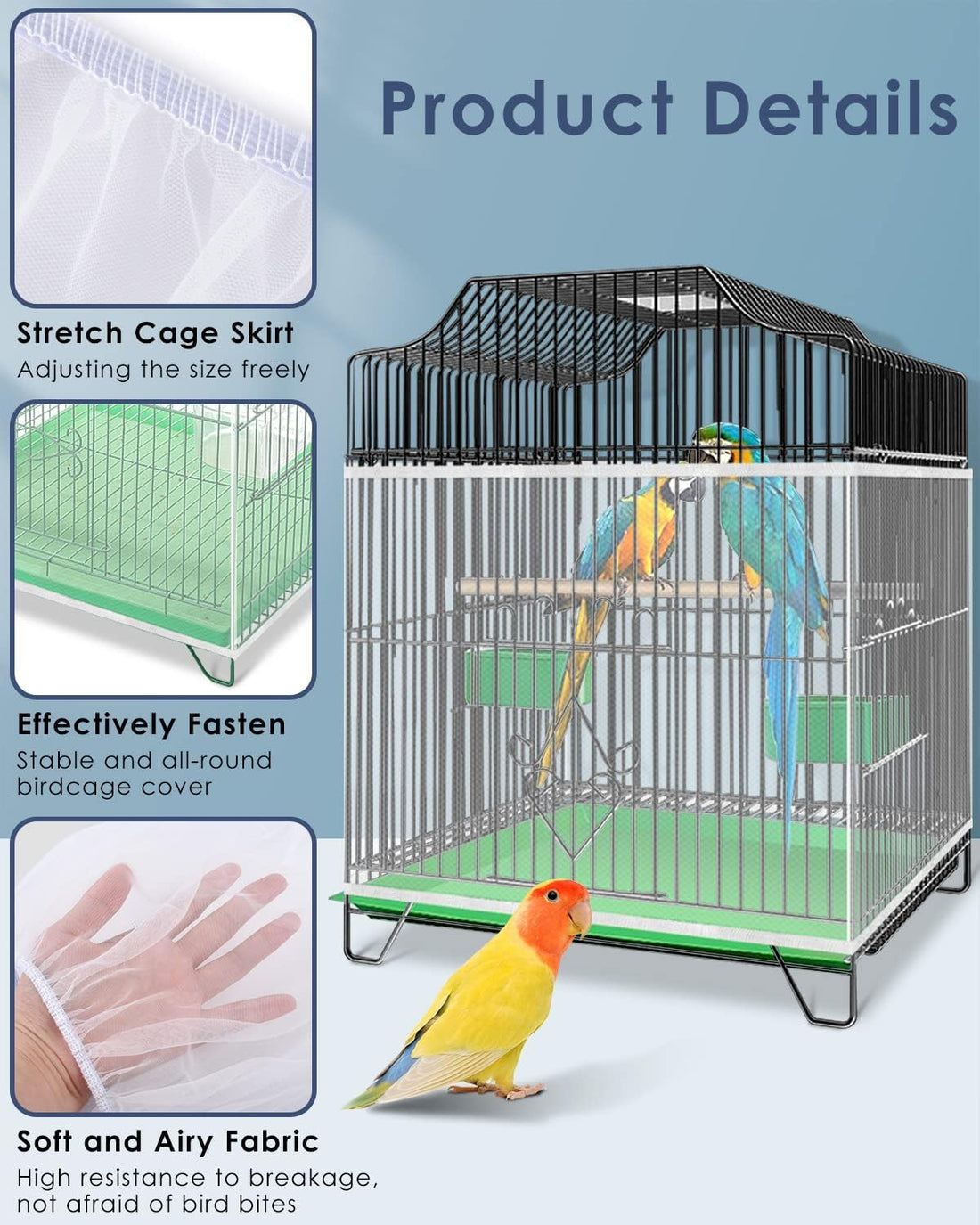 Bissap Bird Cage Seed Catcher