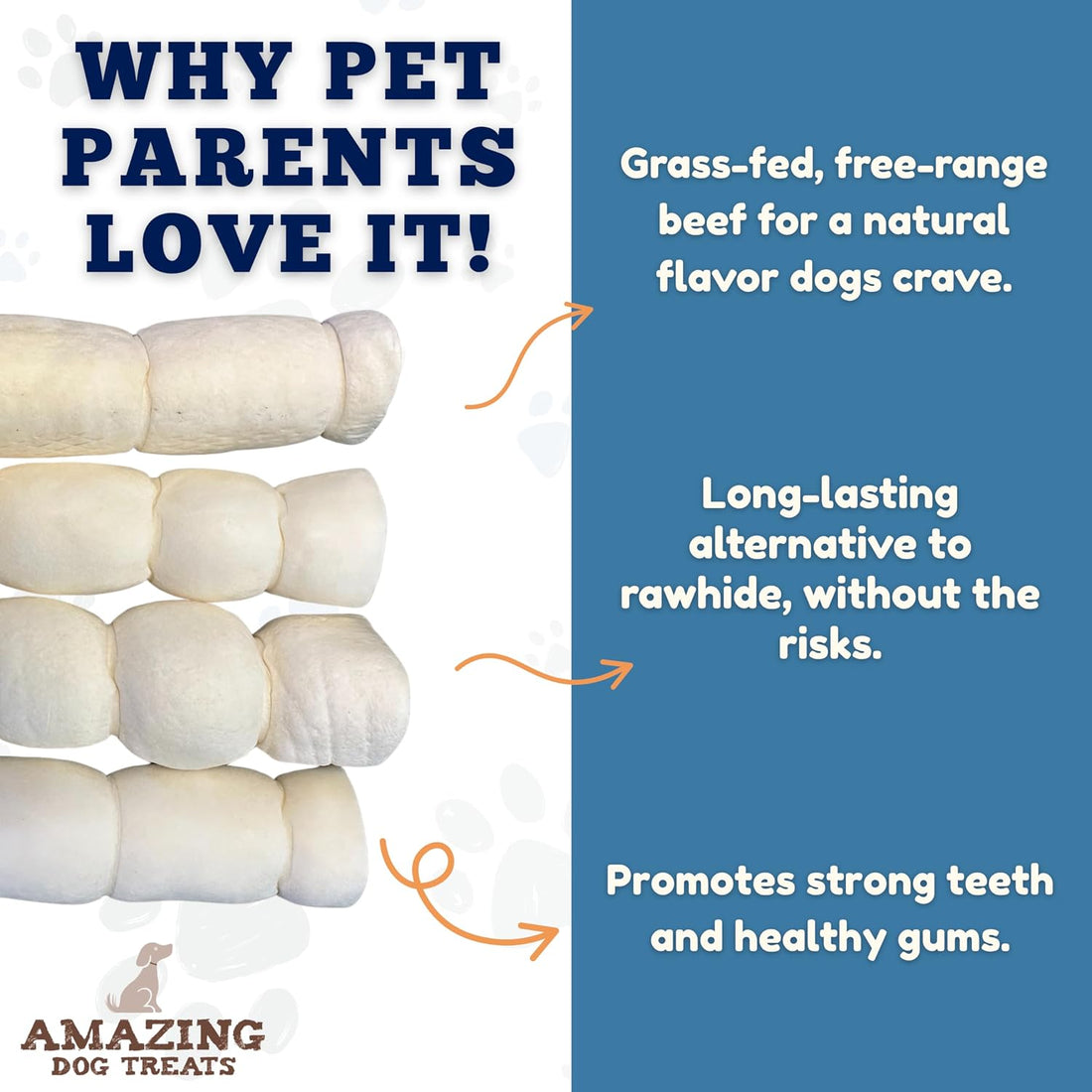 Amazing Dog Treats - Beef Cheek Rolls