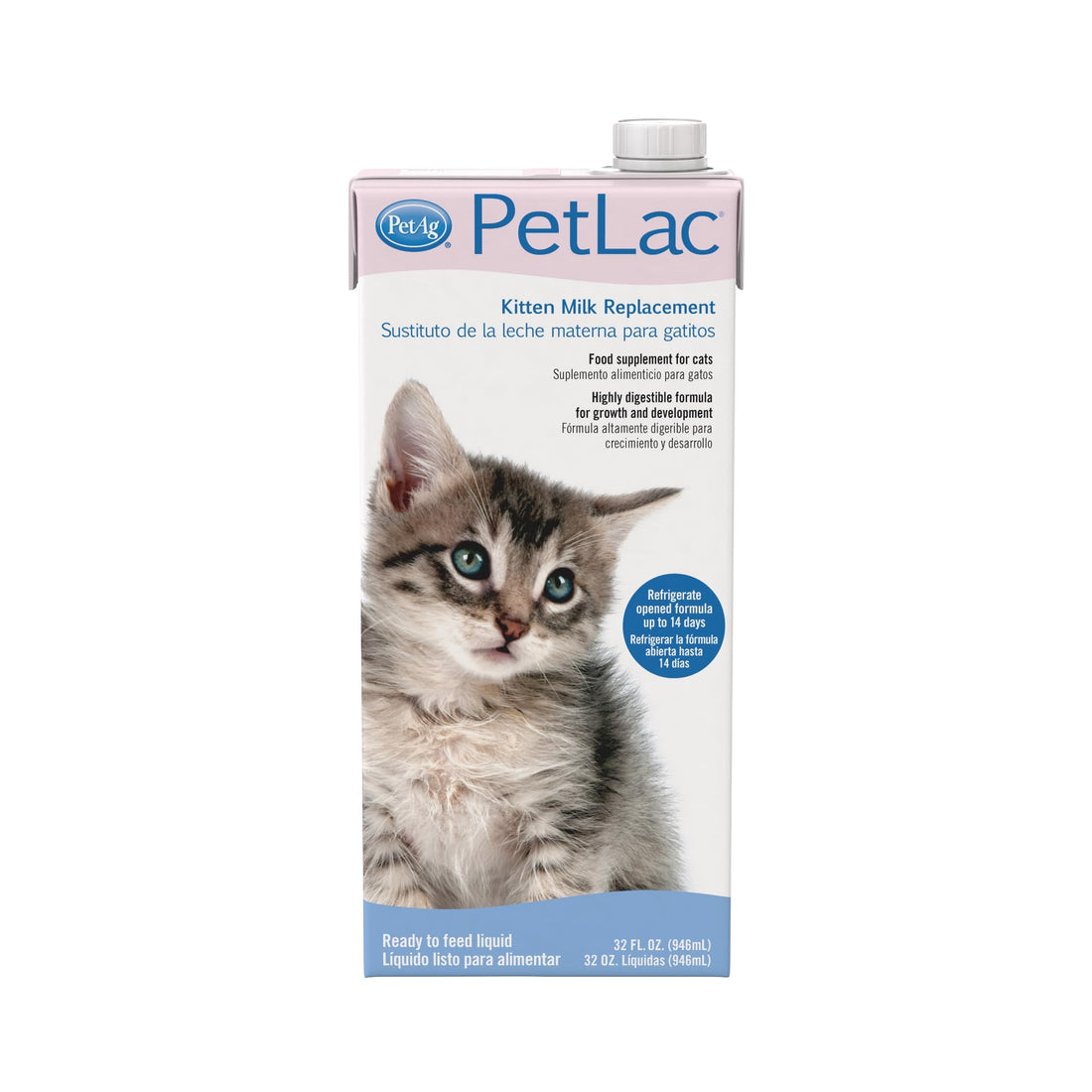 Pet-Ag PetLac Liquid for Kittens - 32 oz