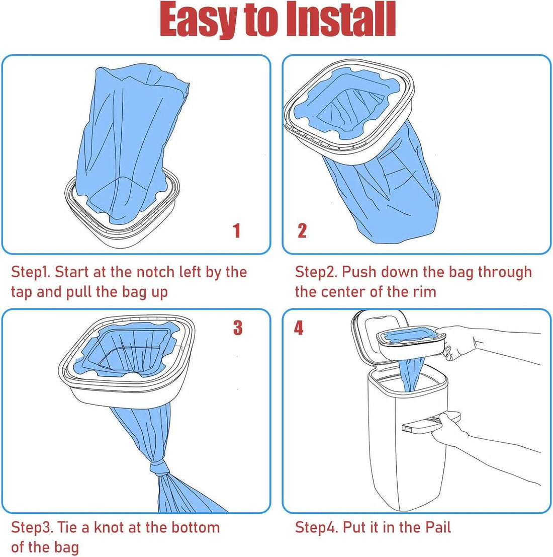 Compatible wih Litter Refill Bags | Jumbo 2- Count (Pack of 2)