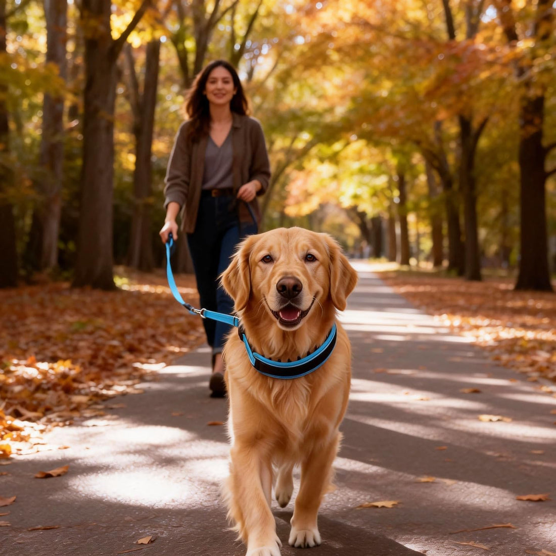 Lightweight Prong Collar for Dogs, Reflective No Pull Dog Collar