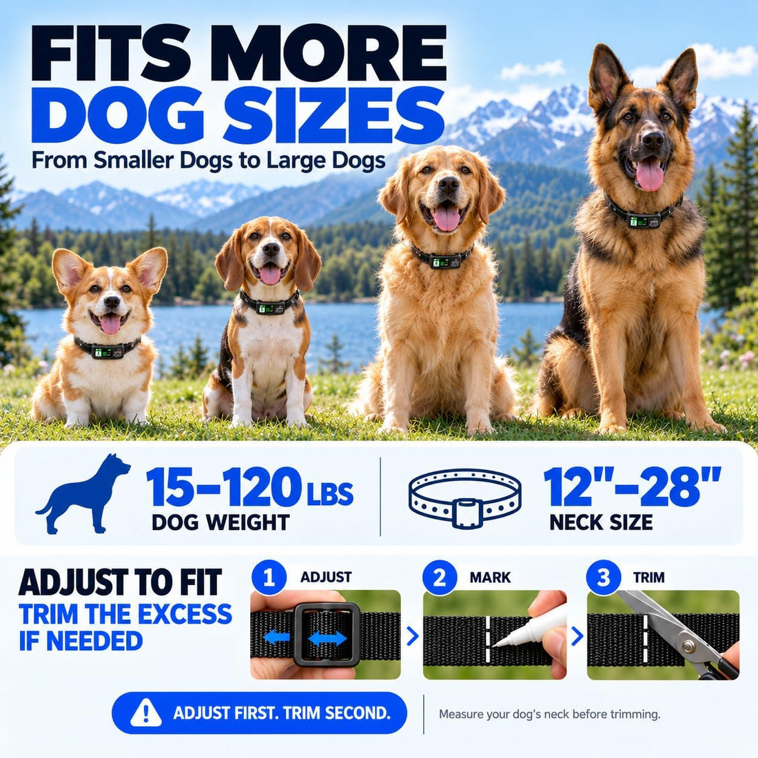 Wireless Dog Fence, GPS Dog Collar Fence System No Subscription