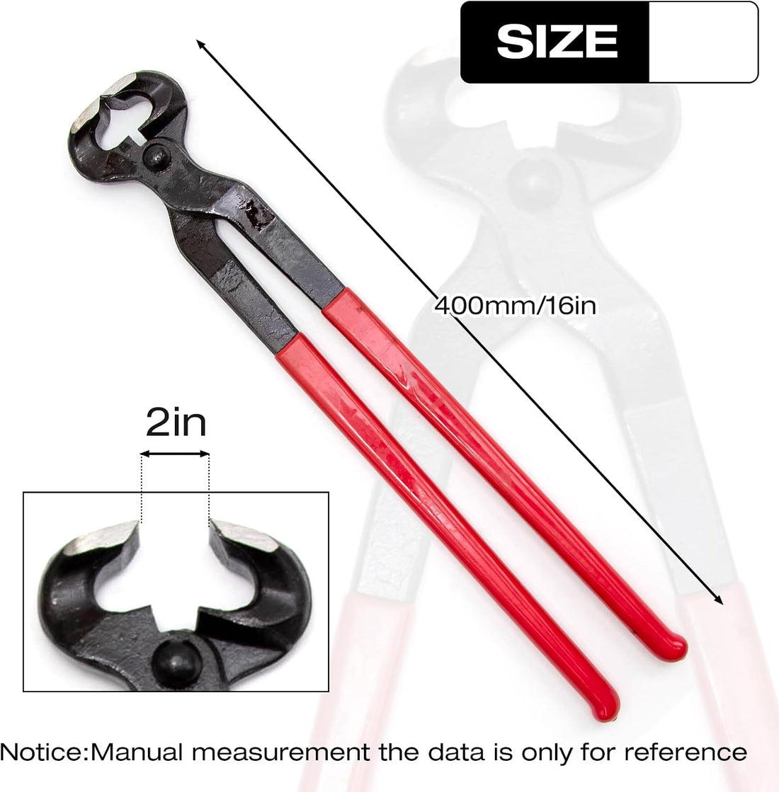 Hoypeyfiy Horse Hoof Nipper, 16 Inches Hoof Trimming Nipper,Horse