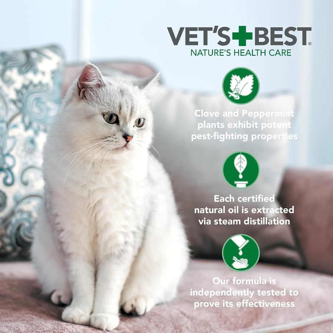 Vet's Best Flea & Tick Repellent Collar for Cats