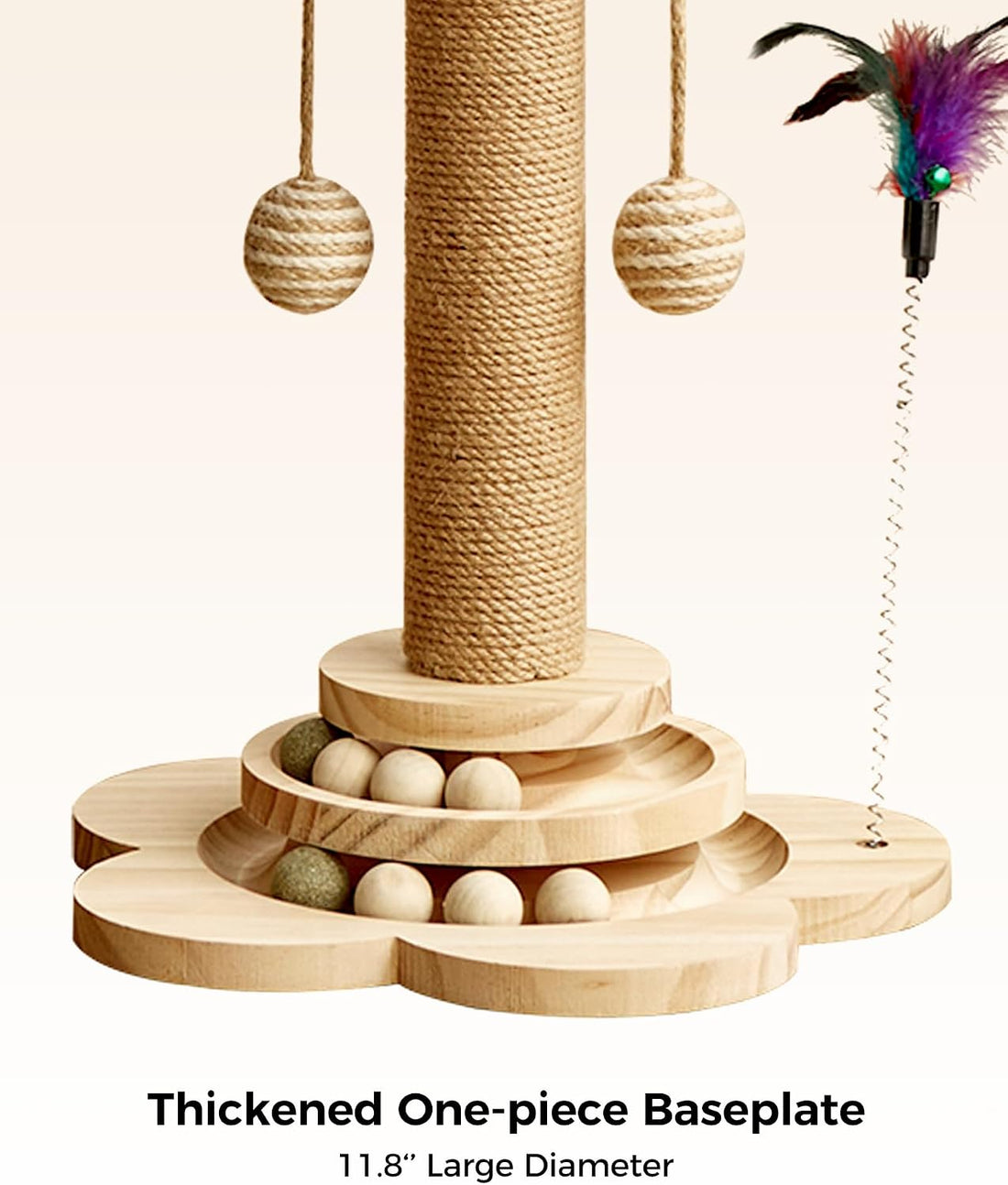 KHALOR Cat Scratching Post for Kittens