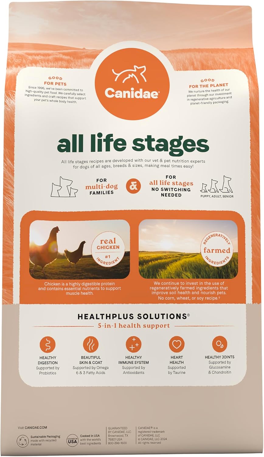 Canidae All Life Stages Multi-Protein, Chicken, Turkey, Lamb & Fish