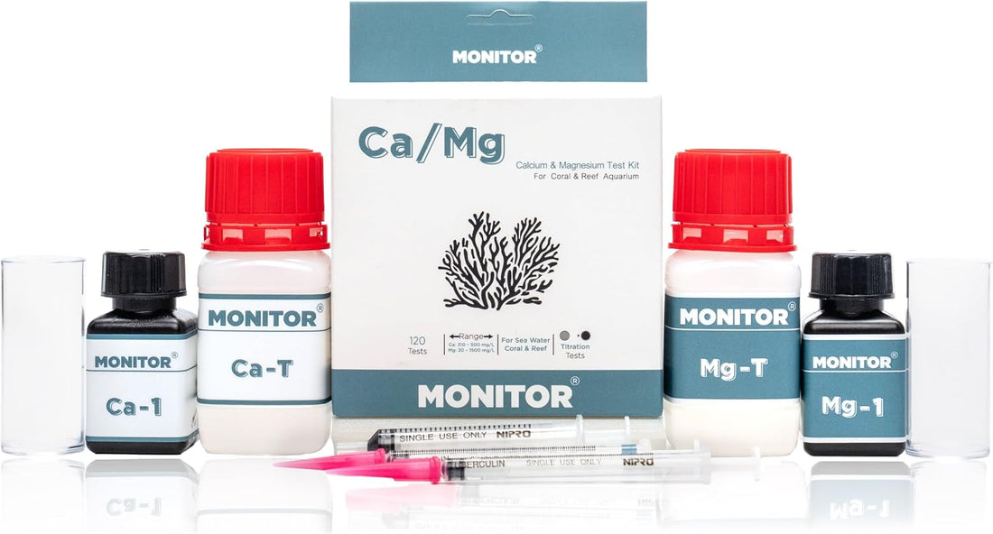 Monitor Calcium/Magnesium Test KIT for Coral & Reef (120 Tests)