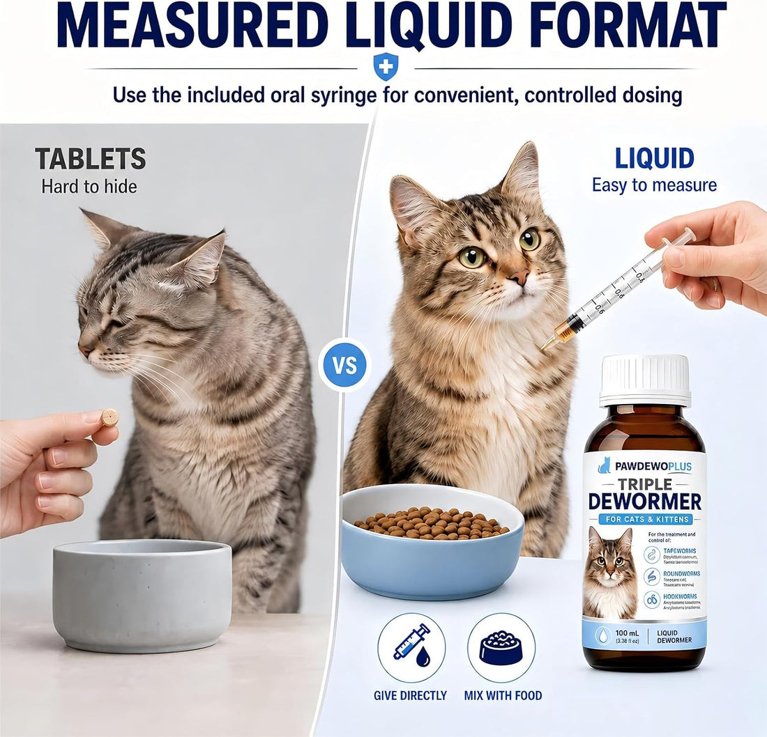 Liquid Dewormer for Cats & Kittens, 100 mL