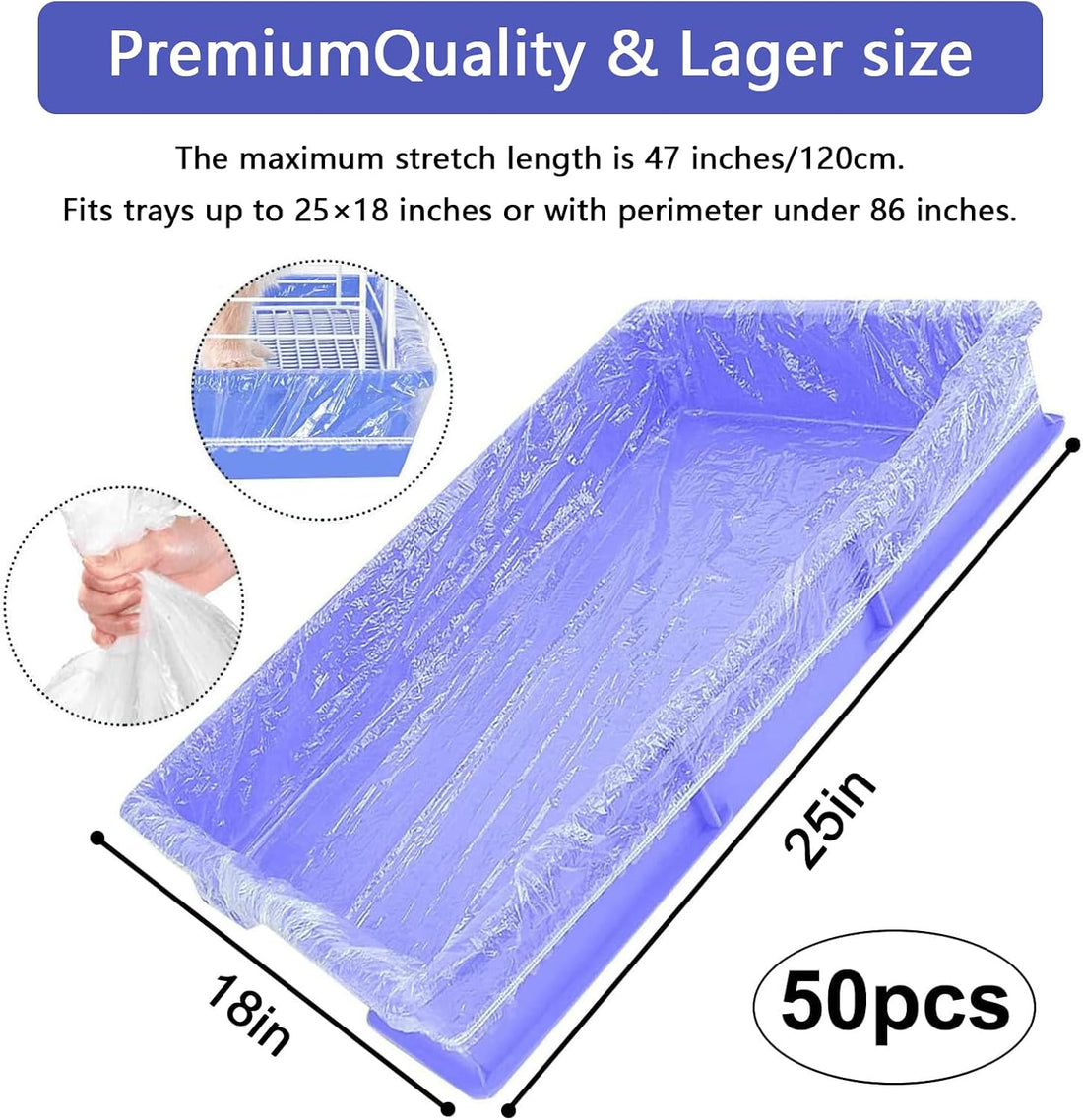 upcessory 50 pcs Disposable Cage Liners