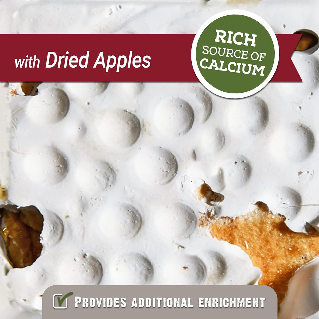 Hari Mineral Block for Birds with Dried Apples