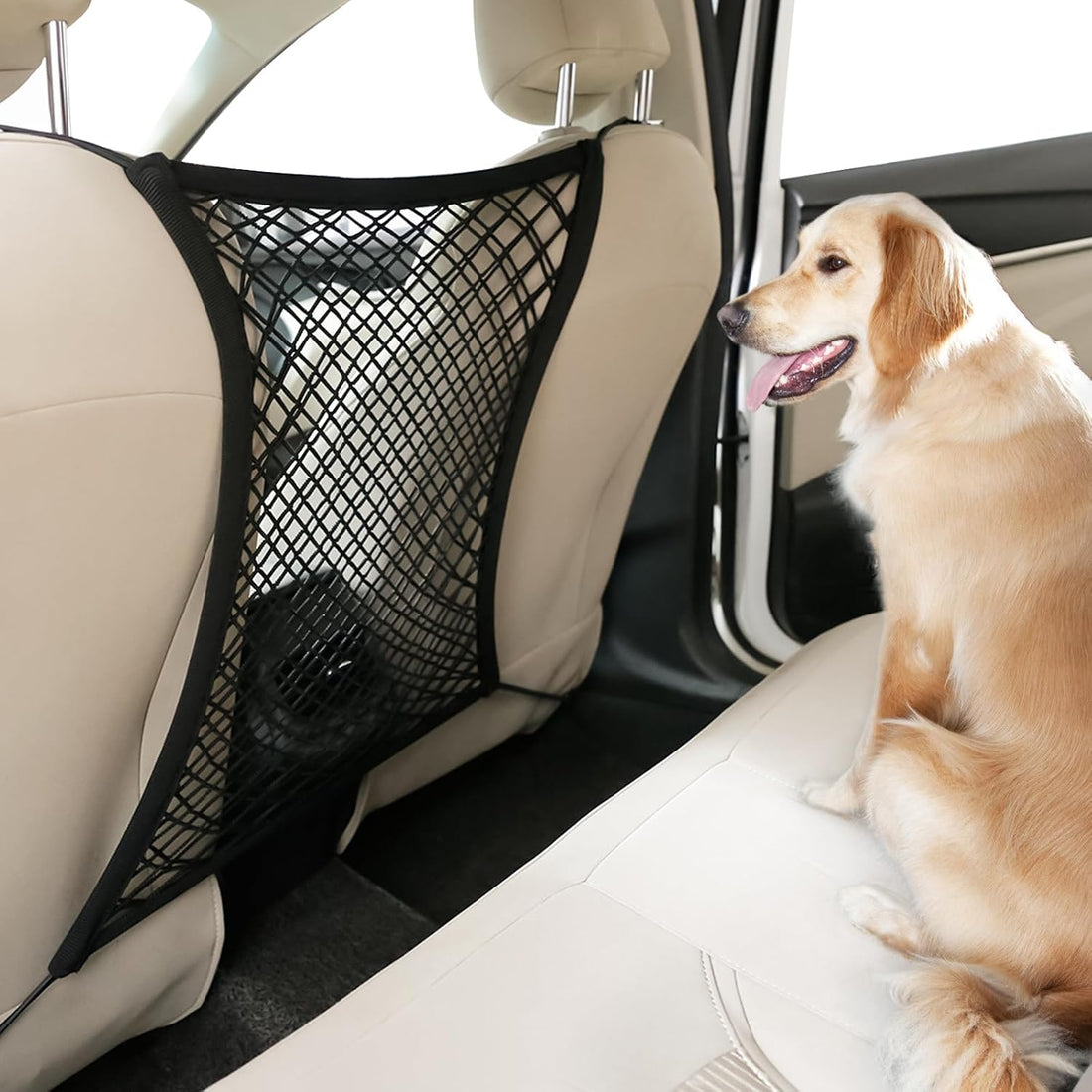 rabbitgoo Dog Car Net Barrier for SUVs, Car Divider, Easy to Install