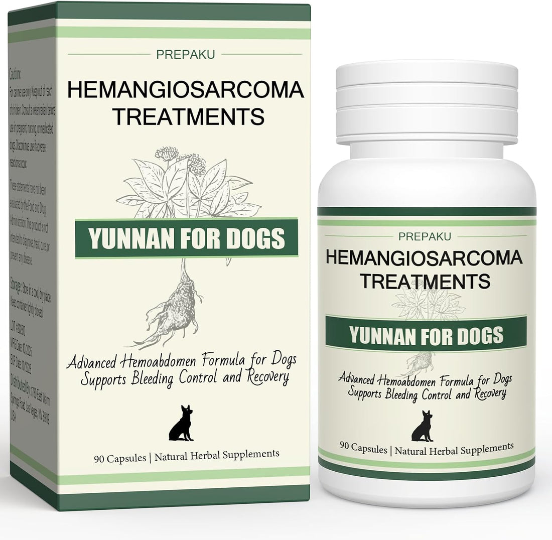 Yunnan Sanqi Capsules for Dogs, Natural Quick Stop Bleeding