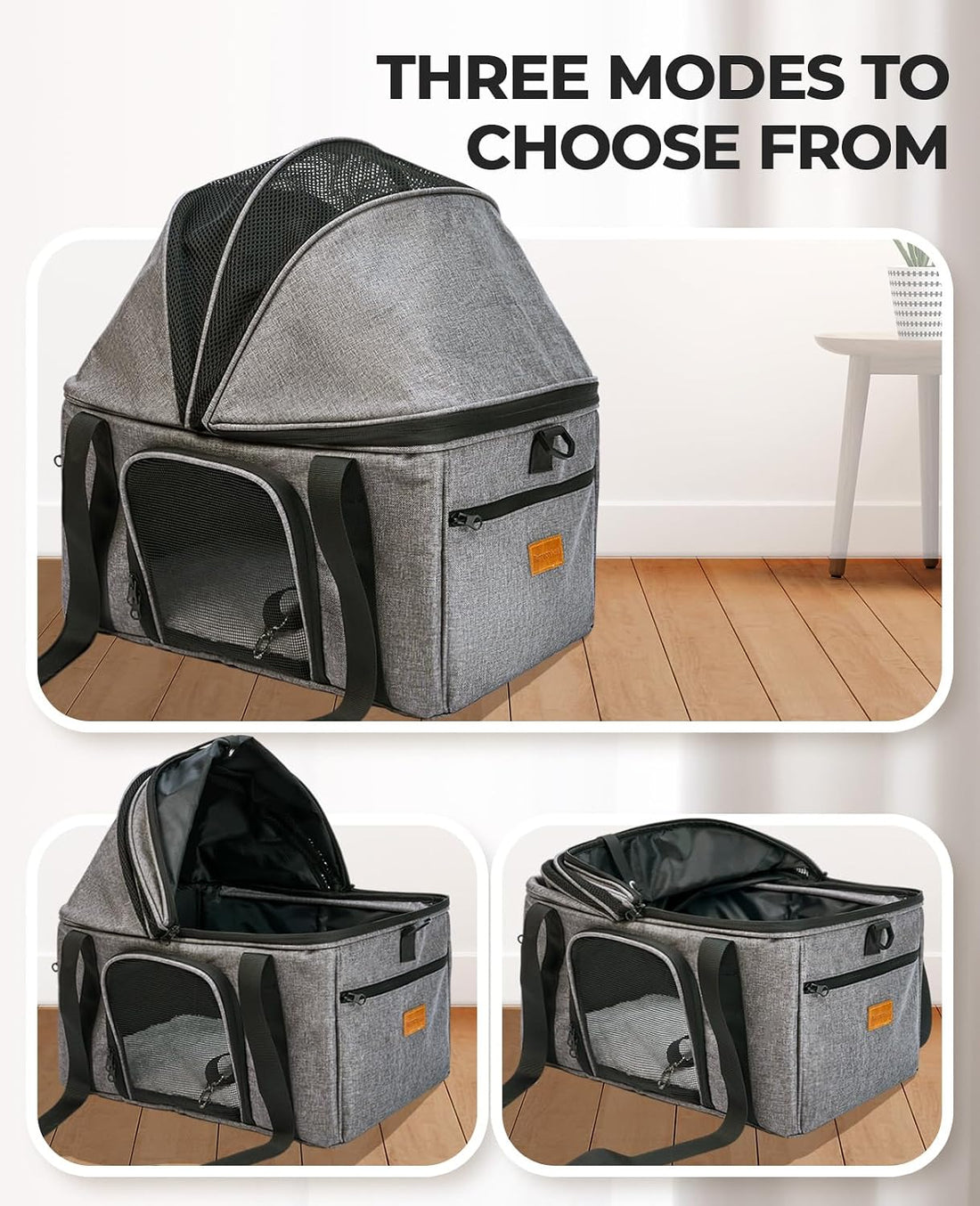 BurgeonNest Top-Expandable Large Cat Carrier