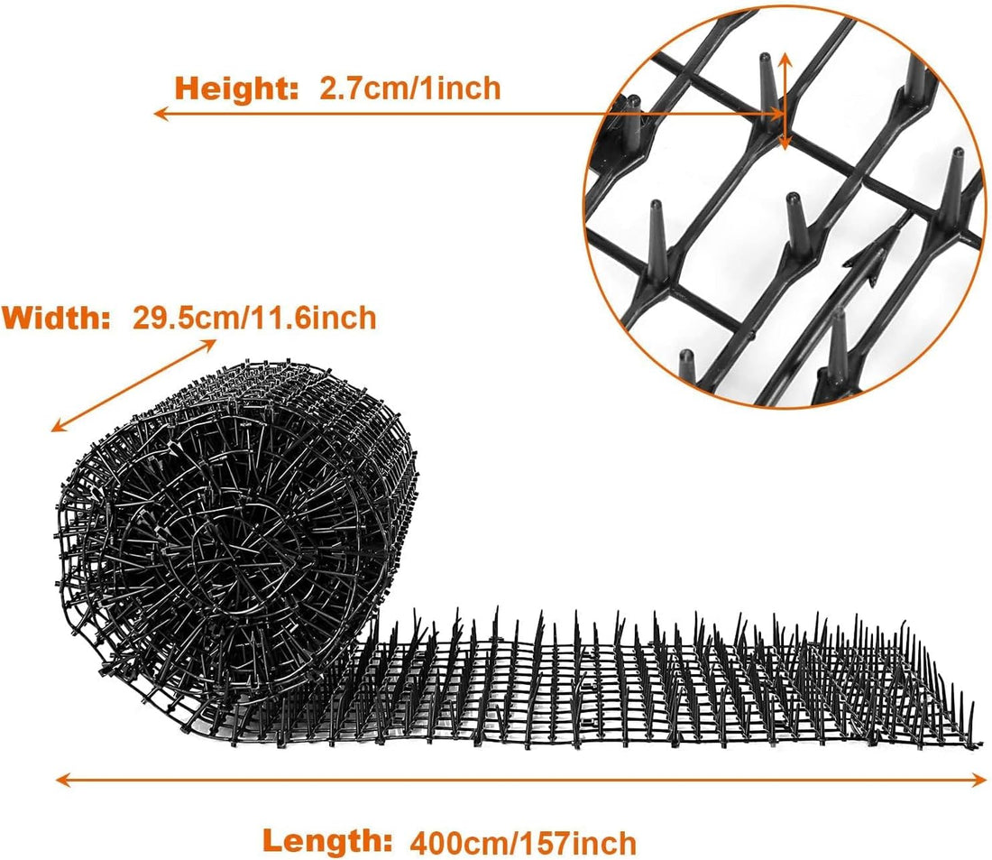 13Ft x 12 Inch Scat Mat for Cats, Cat Scat Mat with Spikes