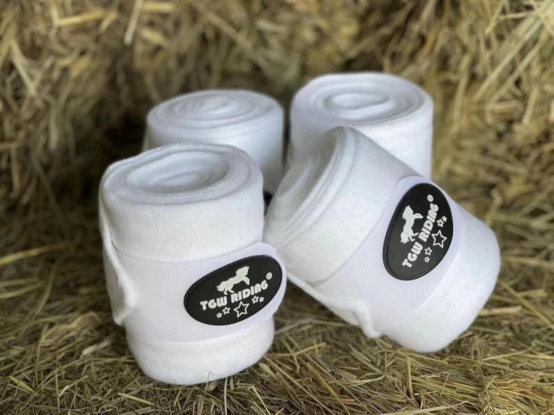 Horse Polo Leg Wraps, Equine Fleece Polo Wraps - Horse Leg Bandages
