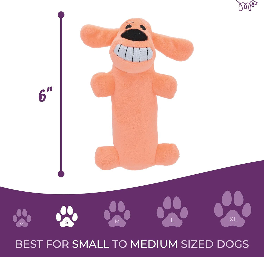 Multipet Loofa Dog Plush Squeaky Toy