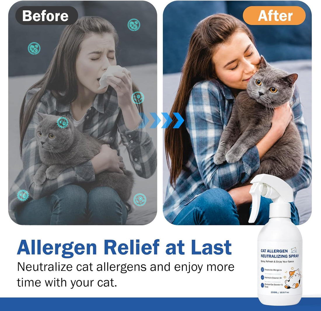 Cat Allergen Neutralizing Spray for Humans