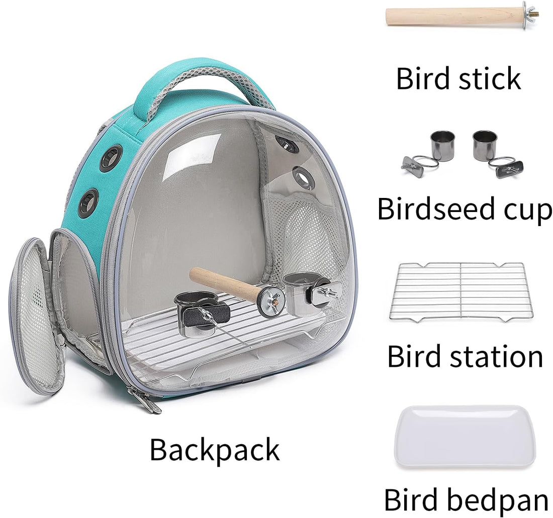 Portable Travel pet Backpack Carrier Hamster Bag Guinea Pig Bird