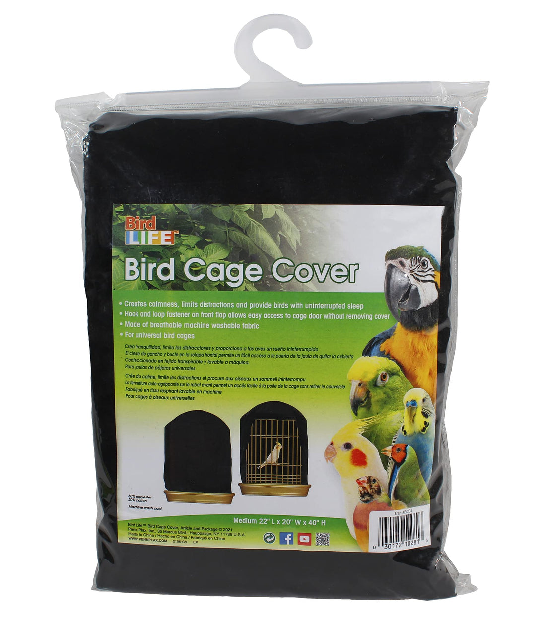 Penn-Plax Bird-Life Universal Fit Birdcage Cover