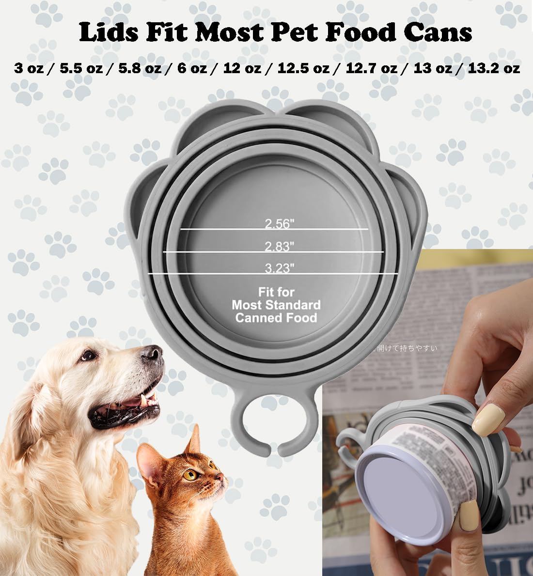 Cat Dog Food Can Lids Spoons