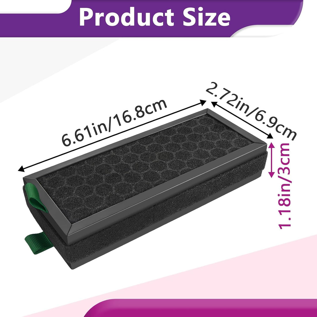 4 Pcs Carbon Filter Compatible with PETLIBRO Luma Automatic Cat