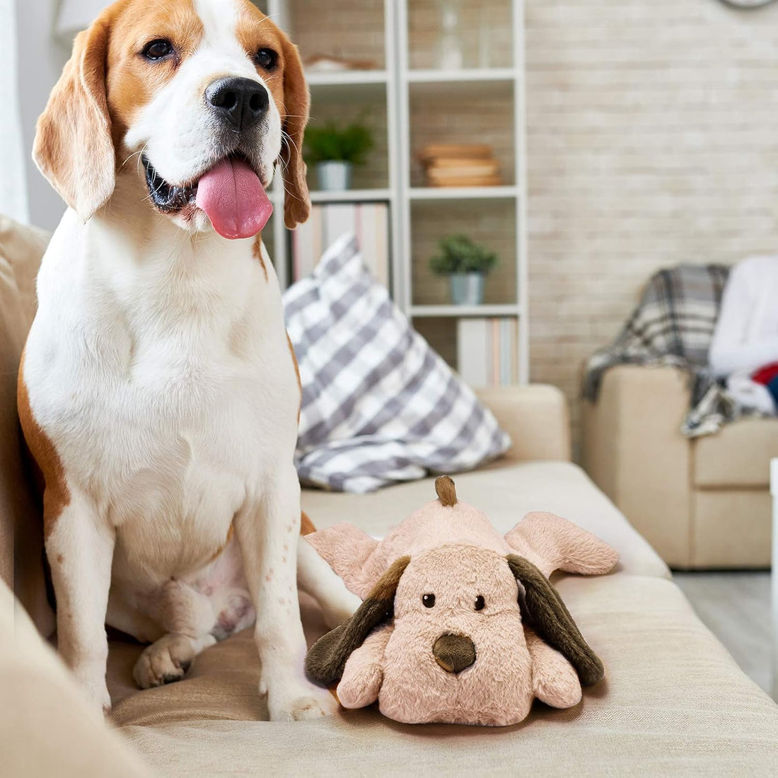 Moropaky Puppy Heartbeat Toy for Anxiety Relief Dog Behavioral aid