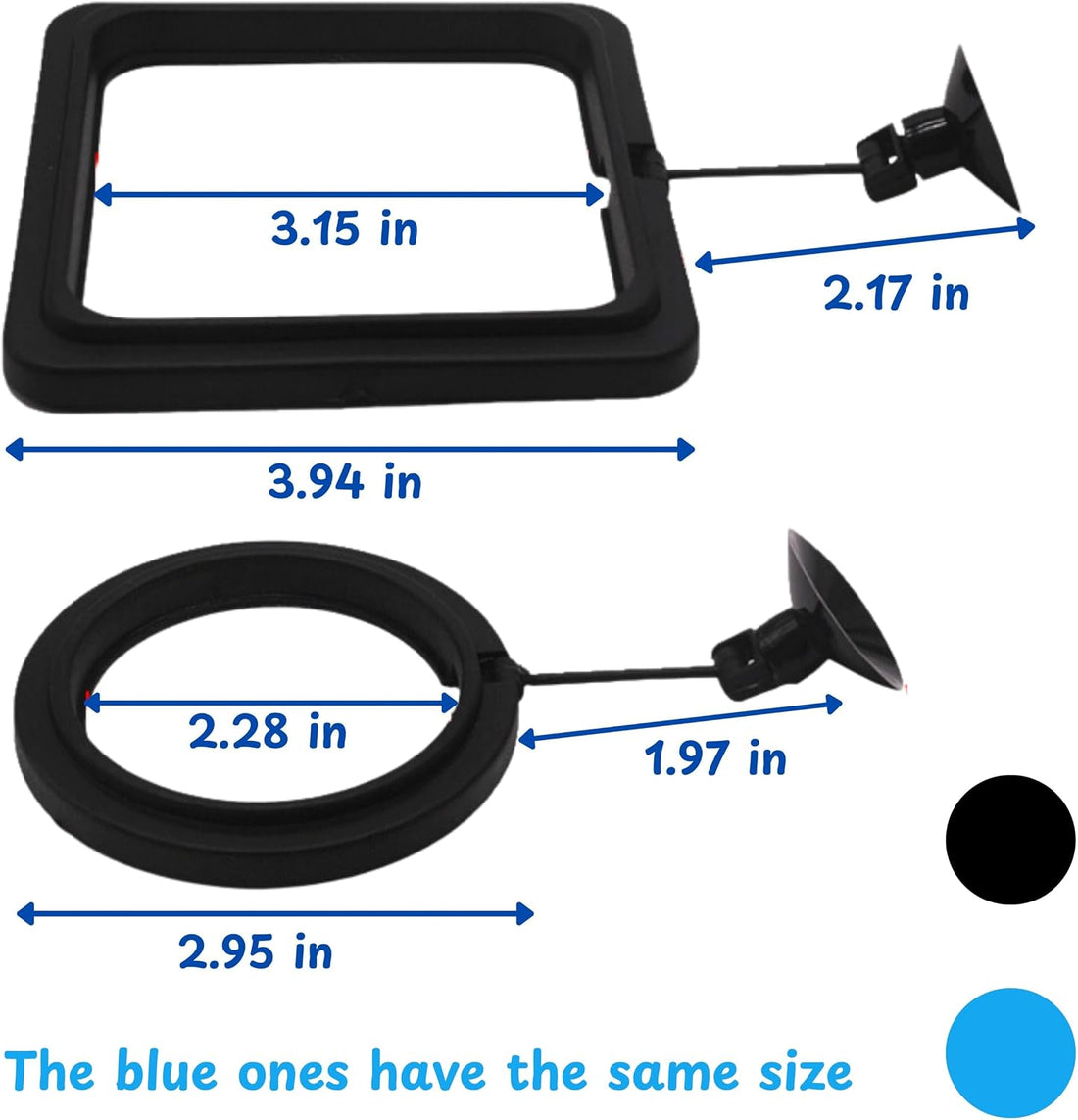 Turtle Feeding Ring for Fish Tank and 4pcs Nitrifying Balls Set