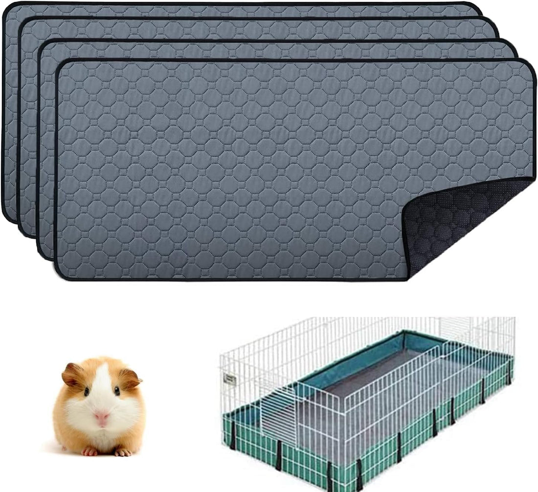 2 pcs Guinea Pig Cage Liners - Washable Guinea Pig Pee Pads