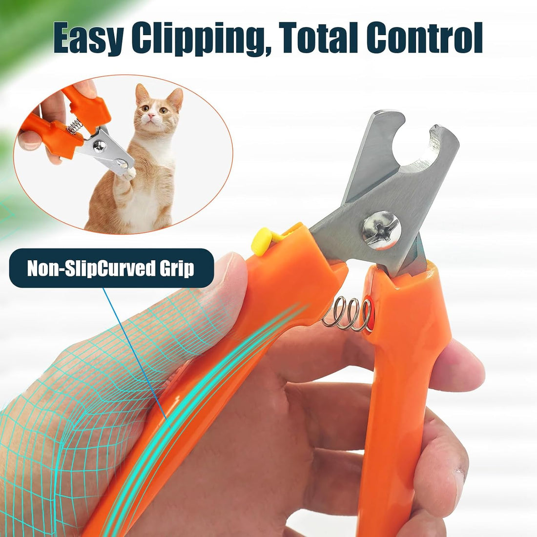 Dog Nail Trimmers #767C, Large and Small Breed Pet Nail Clippers