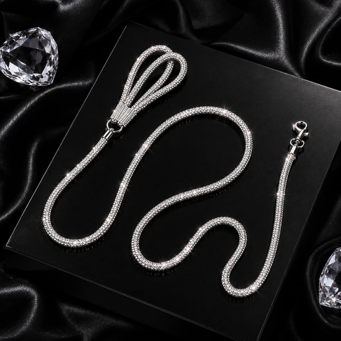 PawLux Fashion Full Diamond Bling Pet Leash