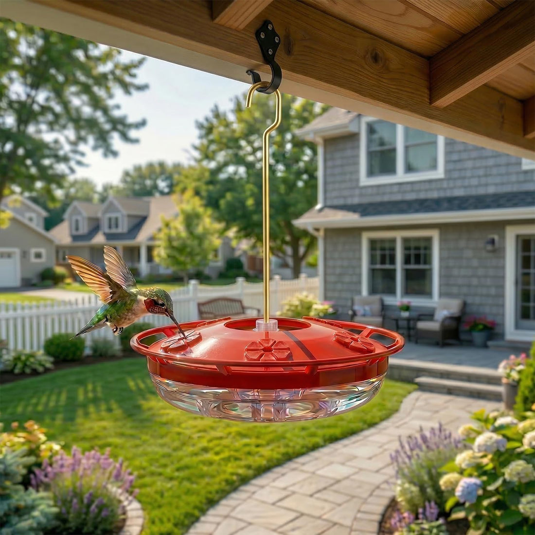 eWonLife Hummingbird Feeders for Outdoors