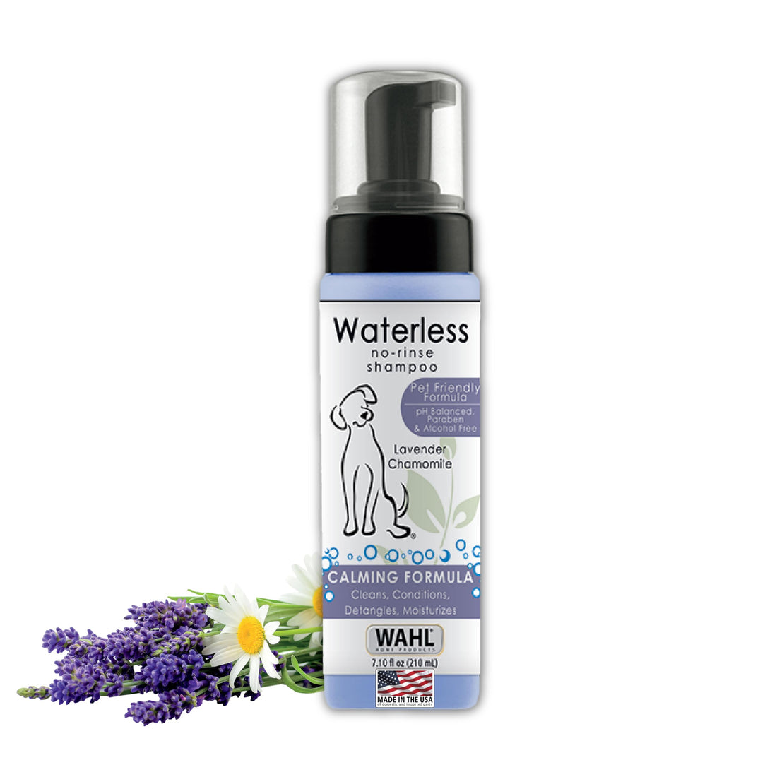 Wahl USA Pet Friendly Waterless No Rinse Shampoo for Animals