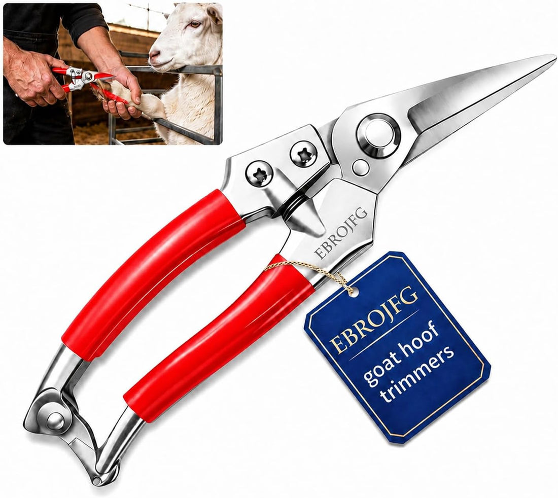 Goat Hoof Trimmers Sheep Shears Kit and Farrier Shears pruning shears