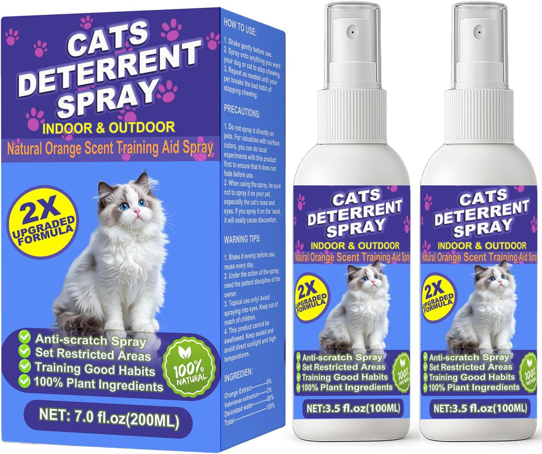 Cat Deterrent Spray 2 Pack, Anti-Scratch & Marking Training Aid
