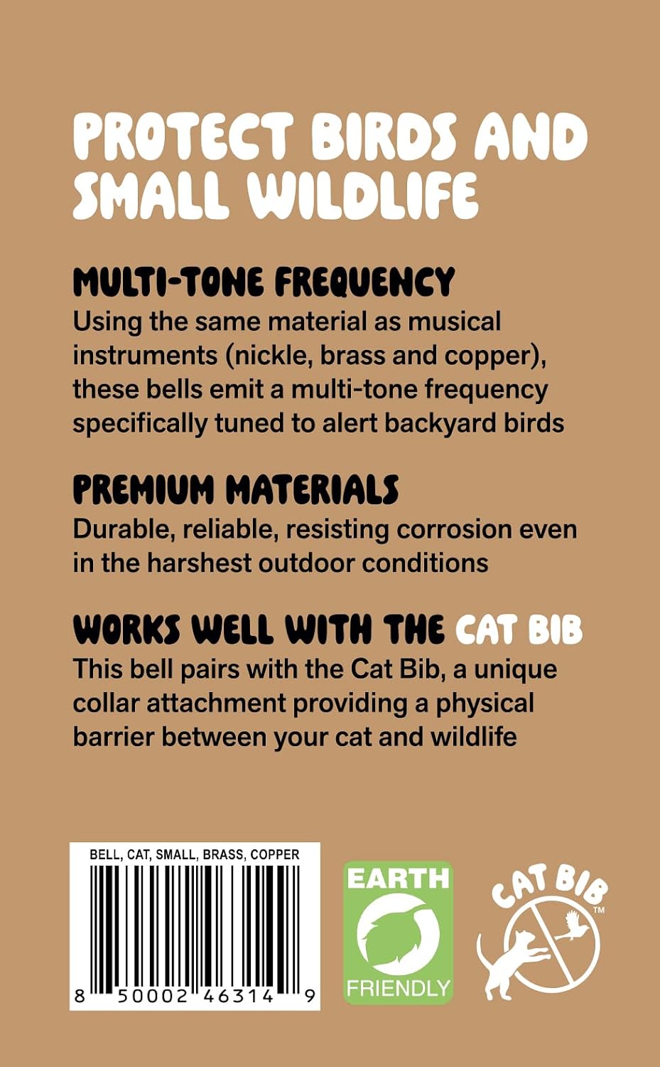 Premium Cat Bell – Loud, Anti-Hunting, Bird Saving (Brass, Copper)