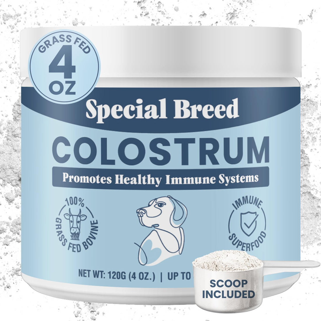 Bovine Colostrum for Dogs and Cats – Grass Fed Colostrum Powder