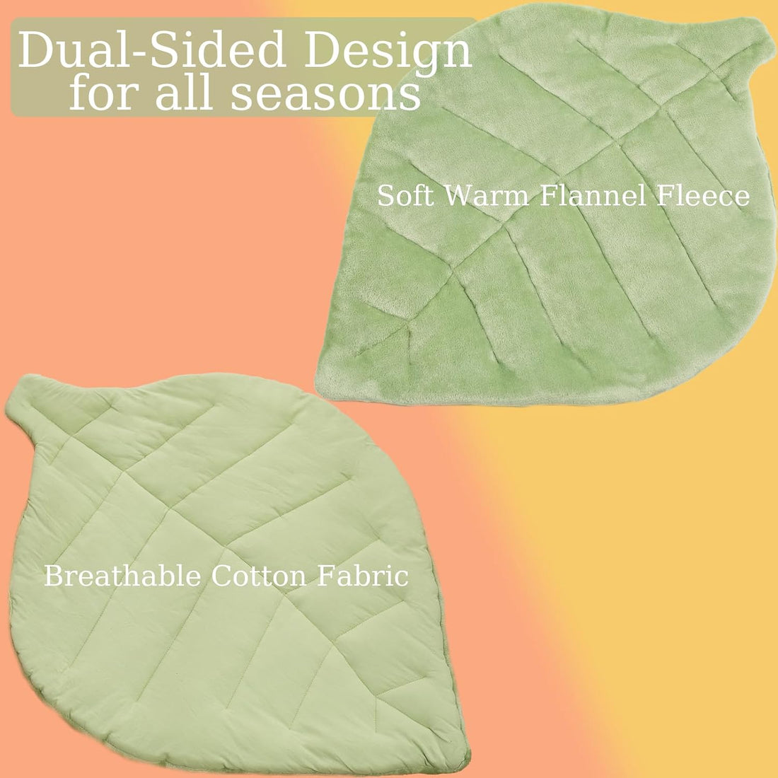 Nimorio Self Warming Cat Leaf Mat,Comfortable Soft Fabric Breathable