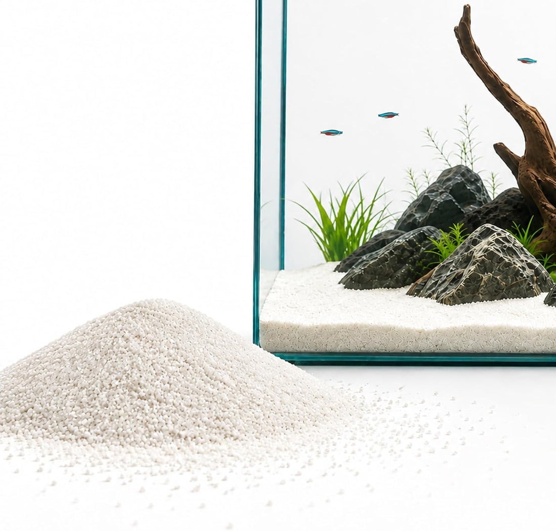 Black Aquarium Sand 2lb for Fish Tank, Plants & Terrarium Substrate