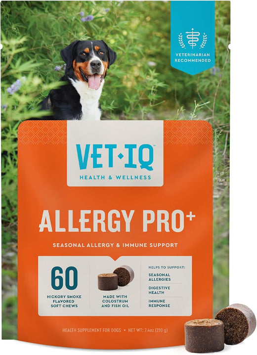 VetIQ Allergy Pro+ Soft Chews for Dogs, Dog Allergy Chews