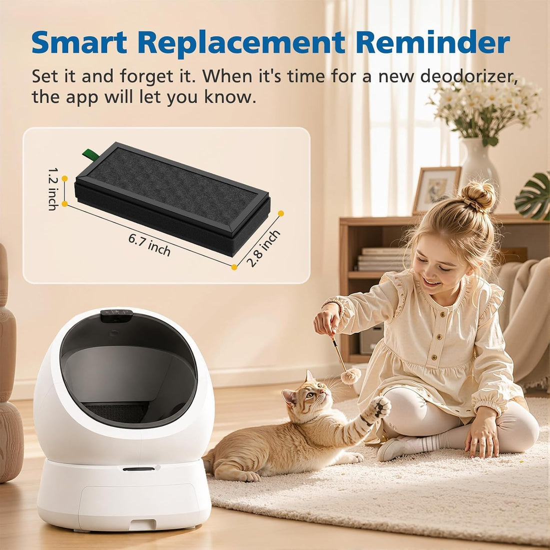 Activated Carbon Filters for PETLIBRO Luma Automatic Cat Litter Box