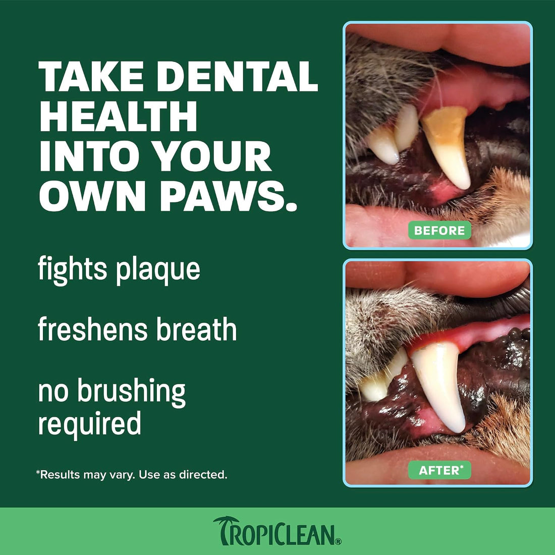 TropiClean Fresh Breath Dog Toothpaste Gel