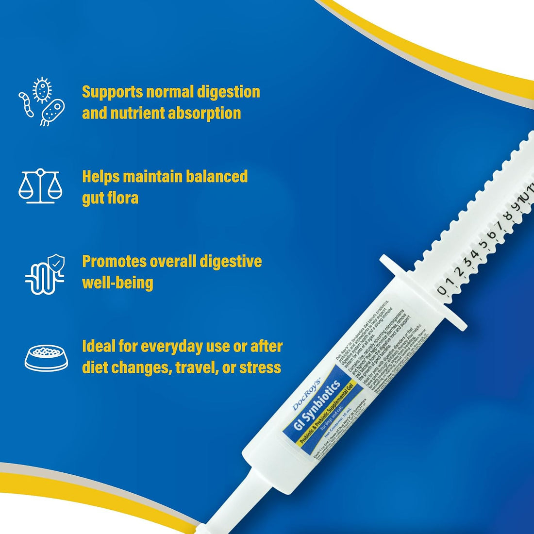 Doc Roy's GI Synbiotics Prebiotic & Probiotic Granules for Dogs & Cat