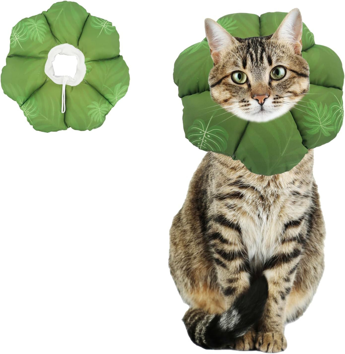 Cat Soft Cone Collar, Adjustable Cat Recovery Cones to Stop Licking