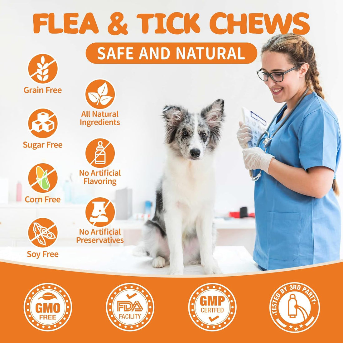 Flea and Tick Prevention for Dogs Chewables