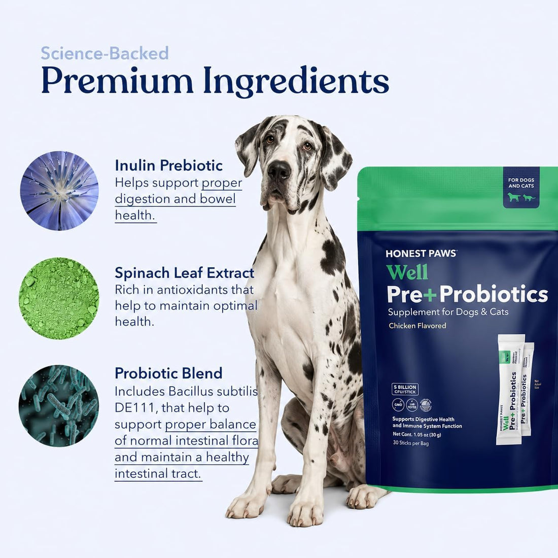 Honest Paws Probiotics for Dogs